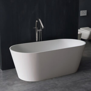 StoneArt Badewanne freistehend BS-553 weiß 165x75 glänzend