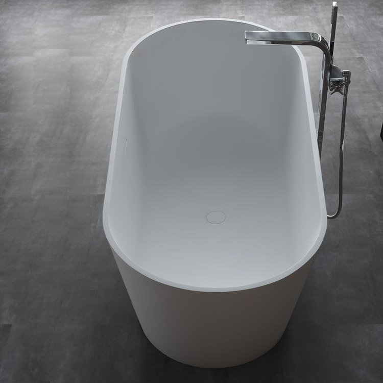 StoneArt Badewanne freistehend BS-553 weiß 165x75 matt