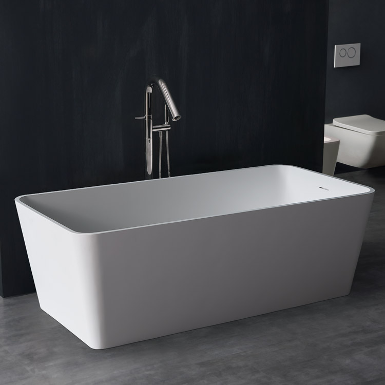 StoneArt Badewanne freistehend BS-551 weiß 170x80 glänzend