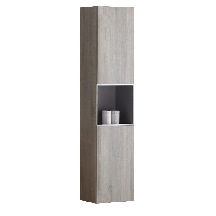StoneArt Badmöbel Schrank ME1550B Eiche hell 36x155