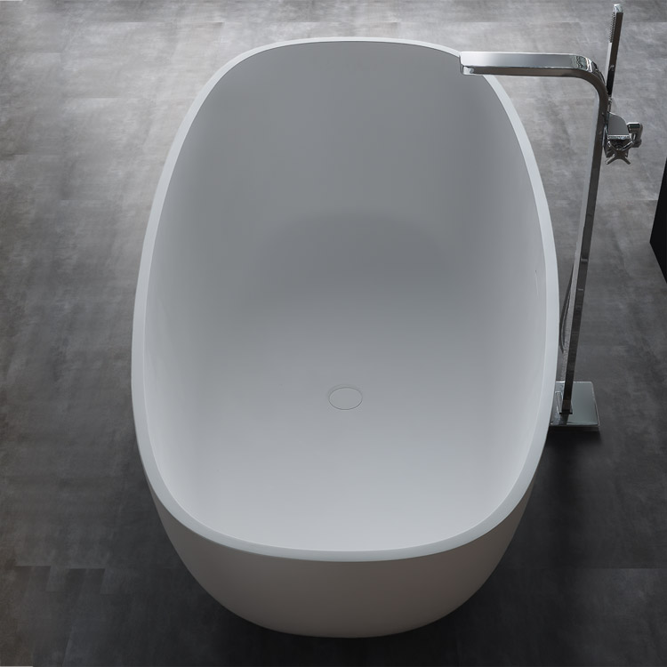 StoneArt Badewanne freistehend BS-552 weiß 177x88 matt