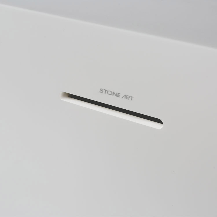 StoneArt Badewanne freistehend BS-551 weiß 170x80 glänzend