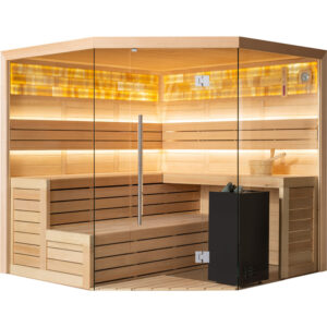 EAGO AWT Sauna B1621B Hemlock 200x200 9kW Virta Bi-O