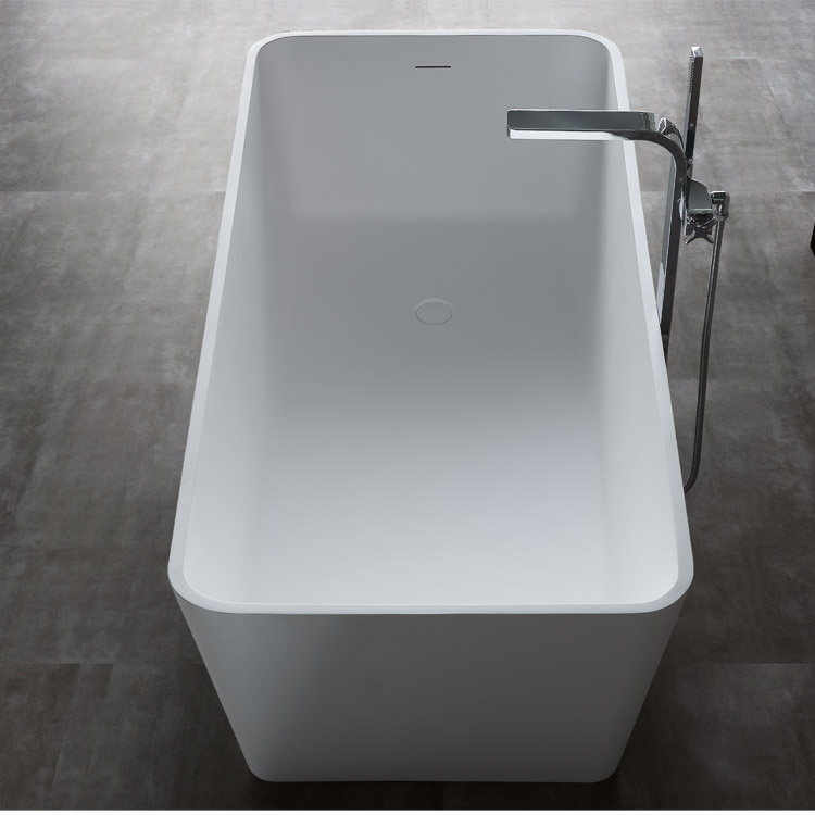 StoneArt Badewanne freistehend BS-551 weiß 170x80 matt