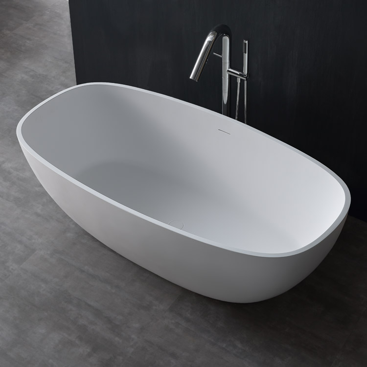 StoneArt Badewanne freistehend BS-552 weiß 177x88 matt